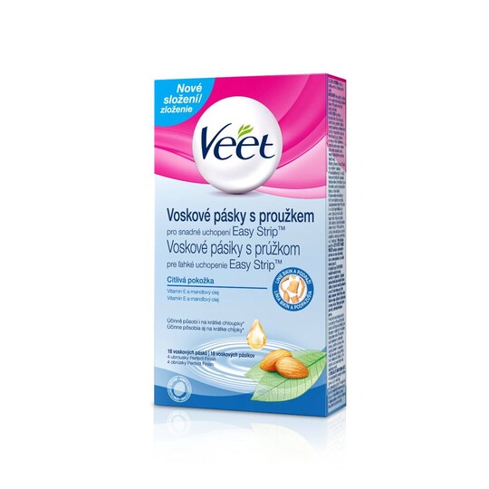 Veet Wax Strips Bikini Armpit depilační pásky 16 ks