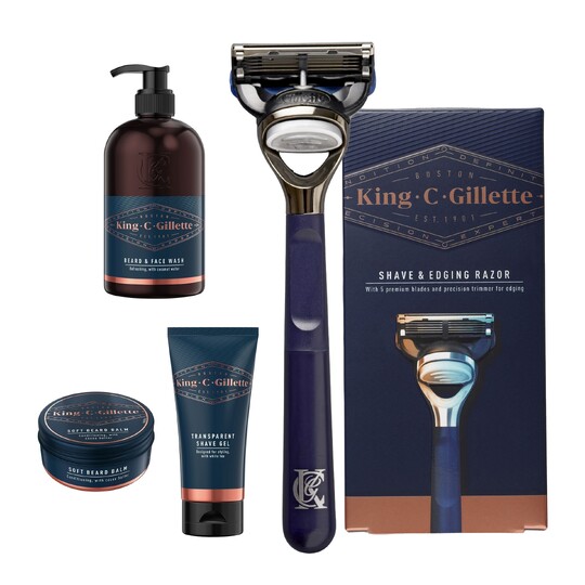 King C. Gillette sada pro hladké oholení a péči o vousy