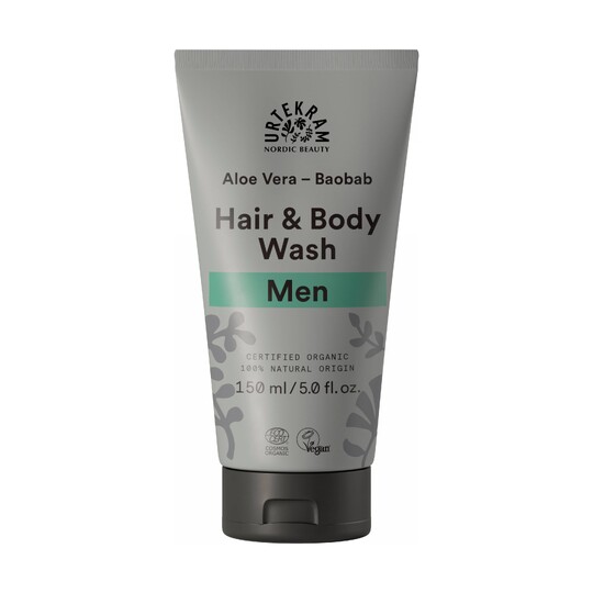 Urtekram Men Hair&Body Wash sprchový gel a šampón 150 ml