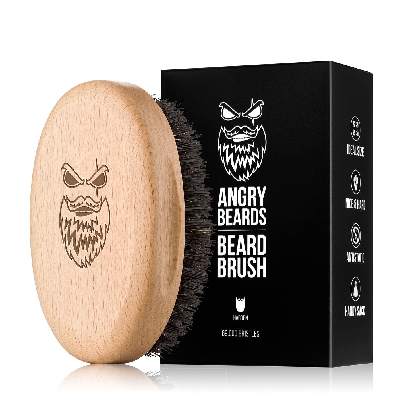 Angry Beards Harden Brush kartáč na vousy