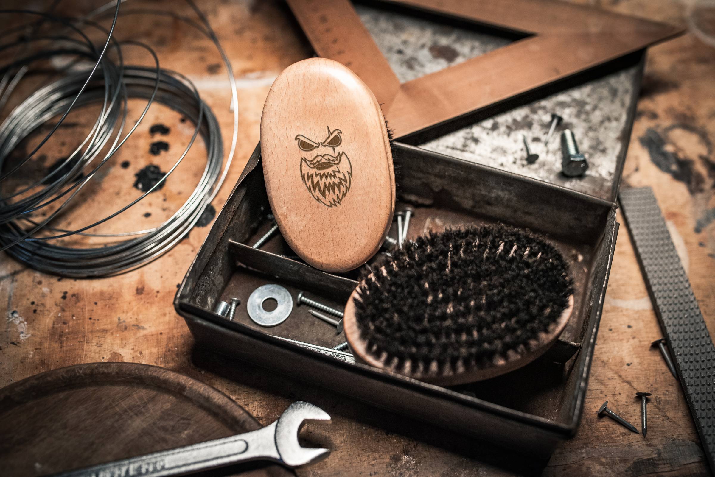 Angry Beards Harden Brush kartáč na vousy