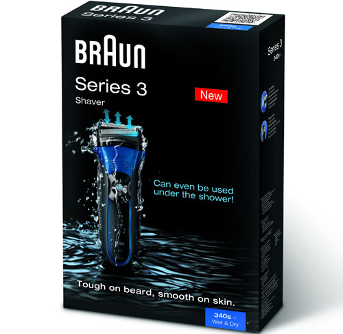 Braun Series 3-340 S-4 Wet&Dry holicí strojek