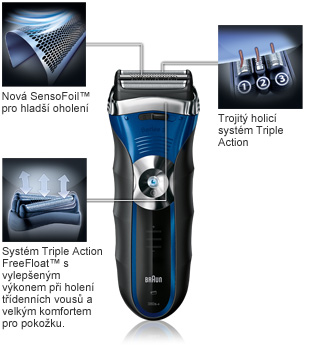 Braun Series 330 S-4 holicí strojek
