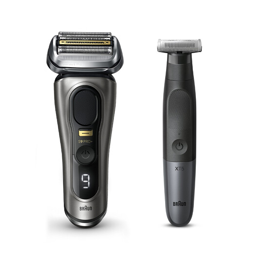 Braun Series 9 PRO+ 9515s holicí strojek + Braun XT5200 víceúčelový zastřihovač