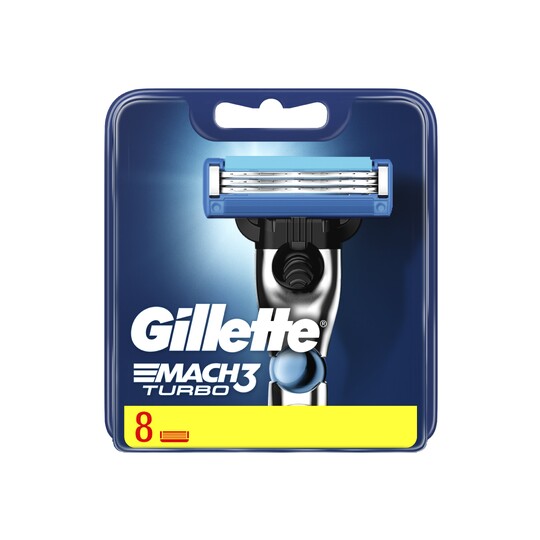 Gillette Mach3 Turbo náhradní hlavice 8 ks