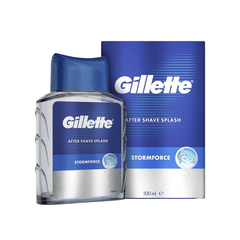 Gillette Blue Storm Force voda po holení 100 ml