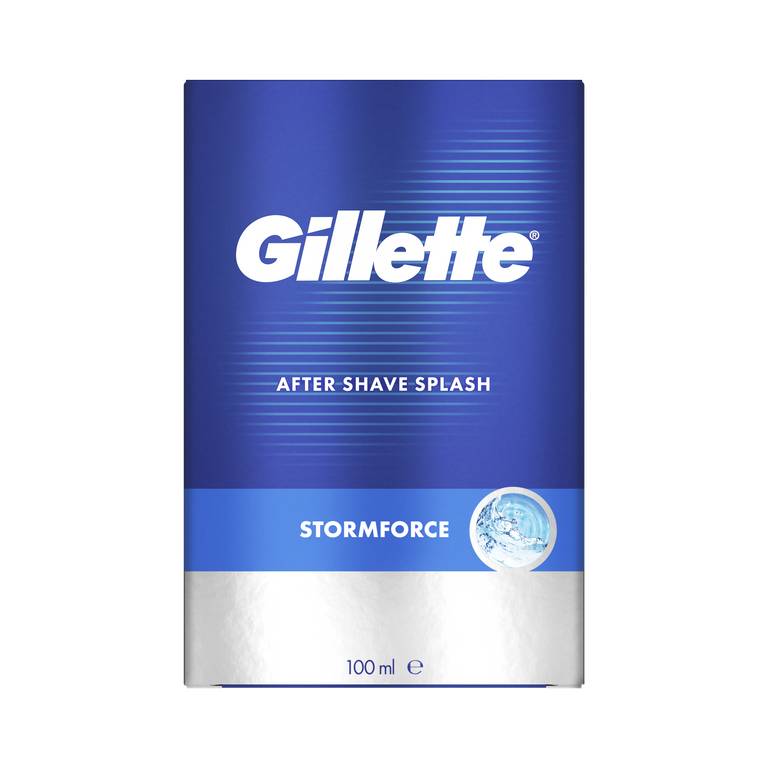 Gillette Blue Storm Force voda po holení 100 ml