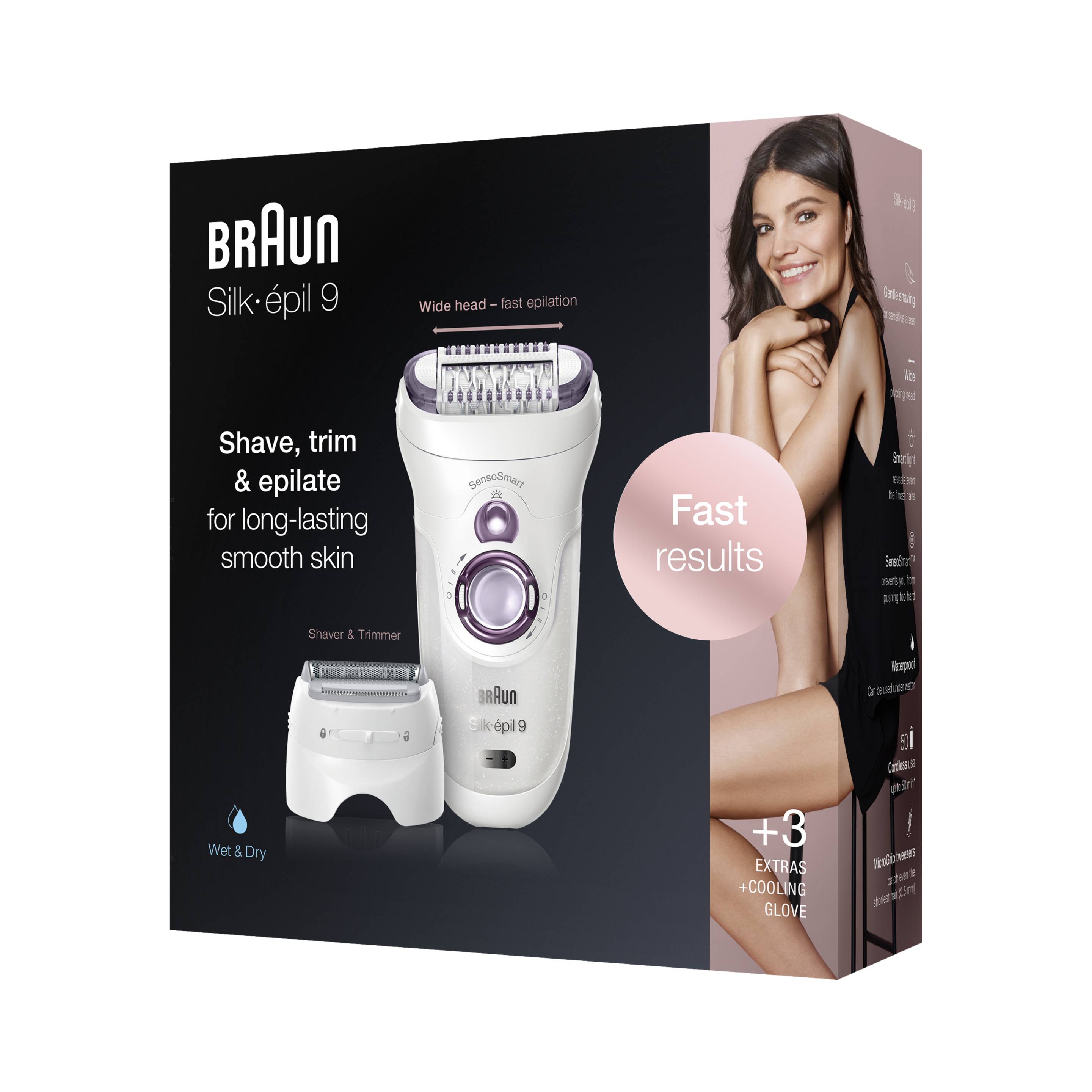 Braun Silk épil 9-710 SensoSmart Wet&Dry epilátor