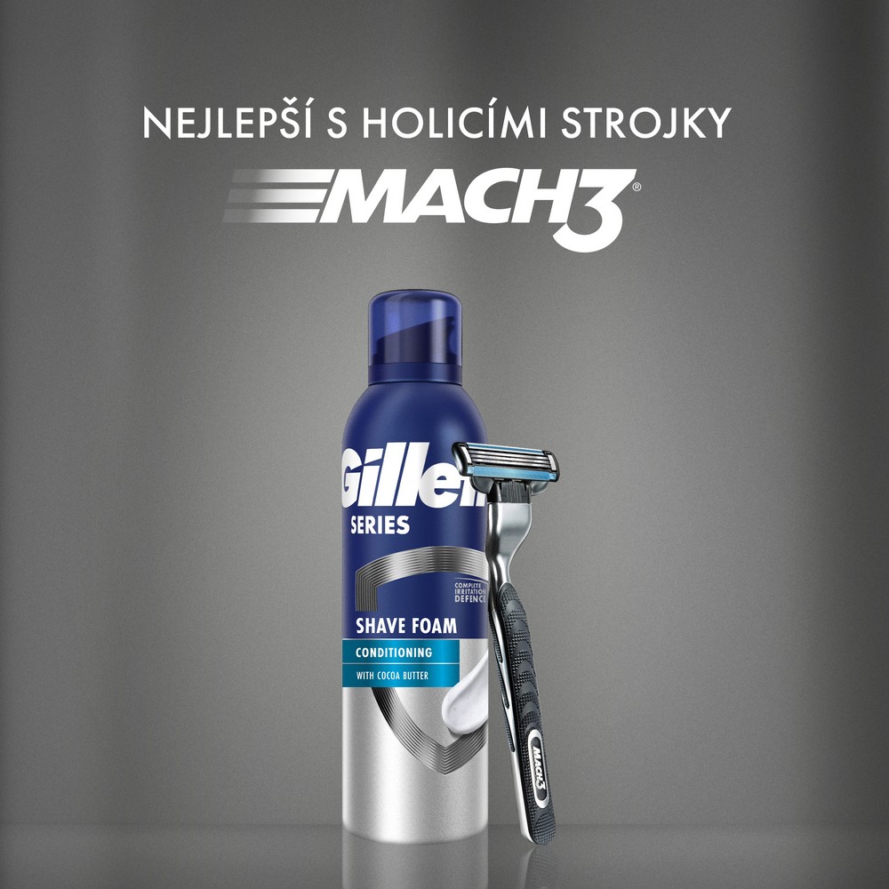 Gillette Foam Series Conditioning pěna na holení 200 ml