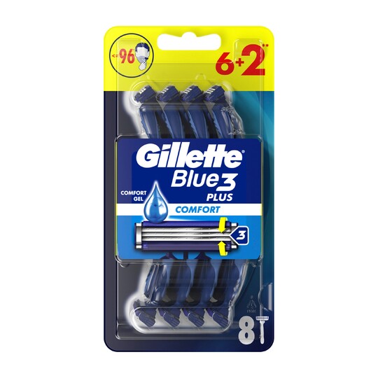 Gillette Blue3 žiletky 6+2 ks