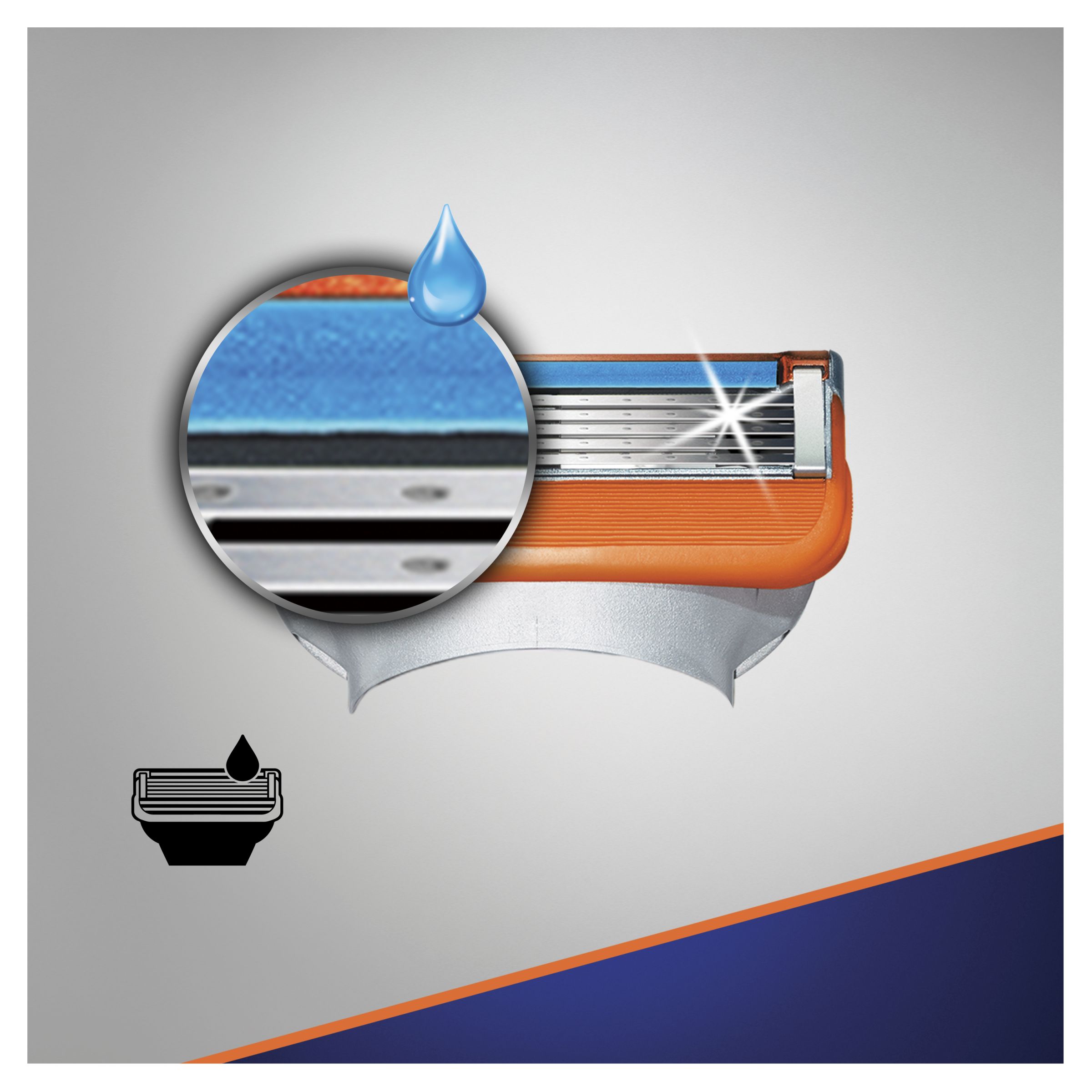 Gillette Fusion Power náhradní hlavice 4 ks