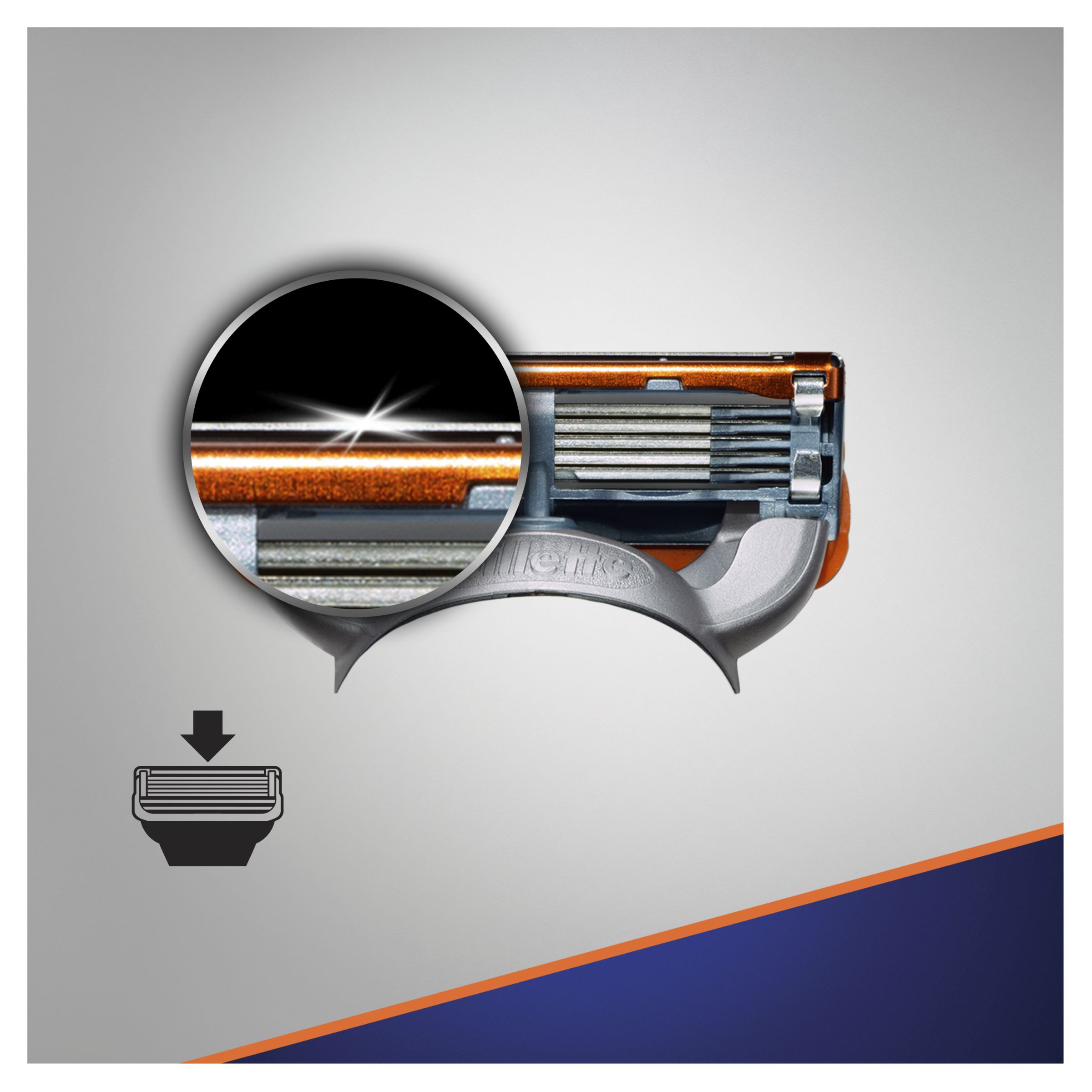 Gillette Fusion Power náhradní hlavice 4 ks