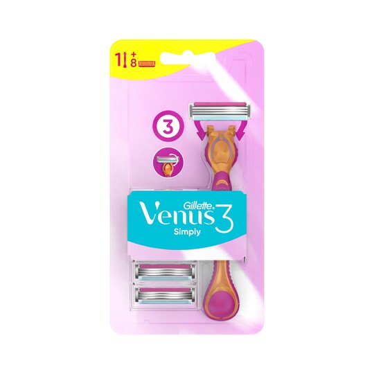 Gillette Simply Venus holicí strojek + 8 hlavic