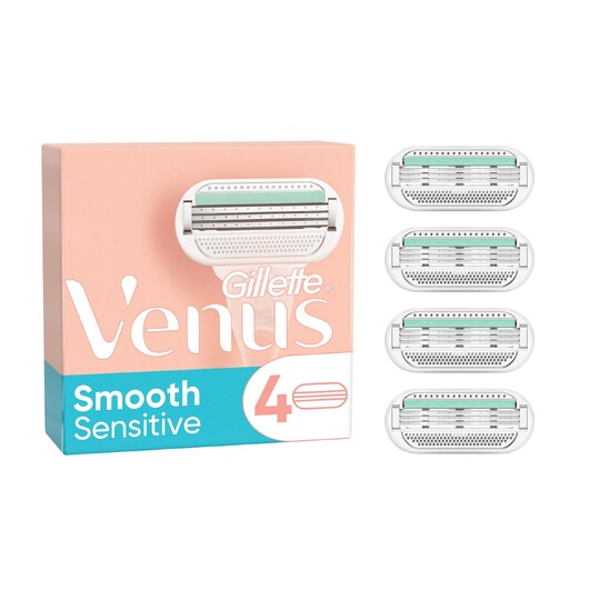 Gillette Venus Smooth Sensitive náhradní hlavice 4 ks