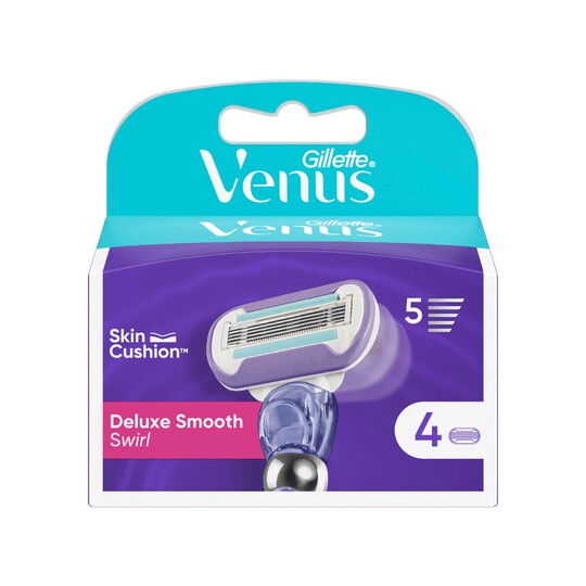 Gillette Venus Swirl Deluxe Smooth náhradní hlavice 4 ks