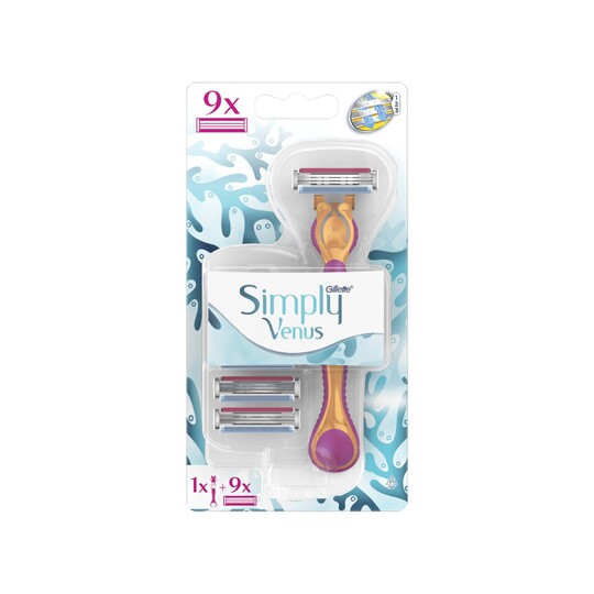 Gillette Venus Simply holicí strojek + 9 hlavic