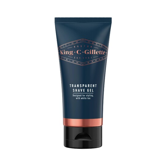 King C. Gillette Transparent gel na holení 150 ml