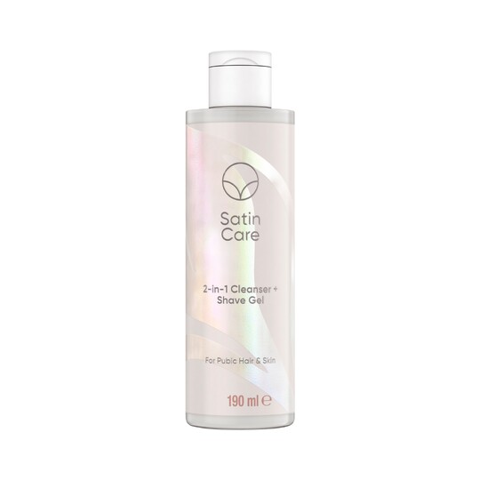 Satin Care mycí a holicí gel 2v1 190 ml