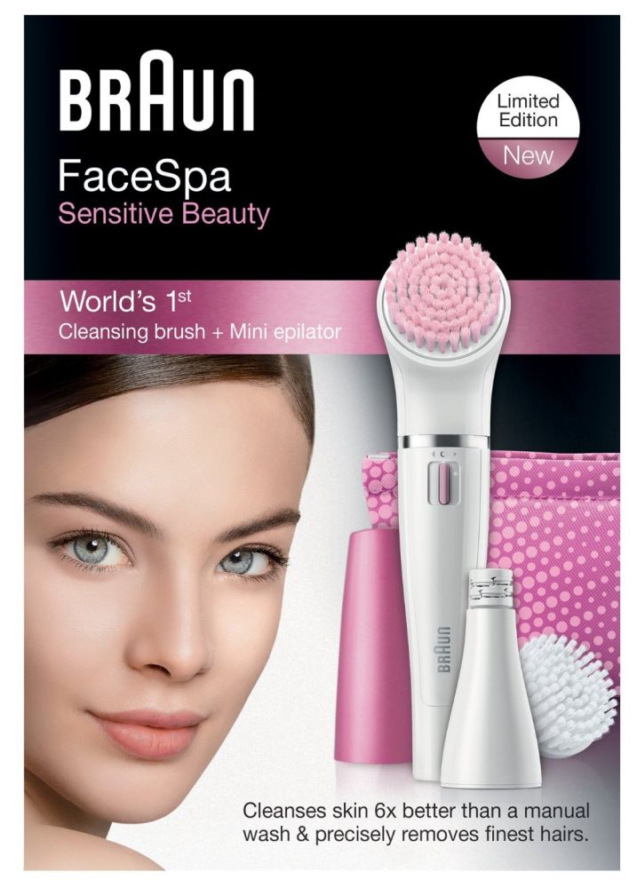 Braun FaceSpa 832s epilátor na obličej Sensitive Beauty - POŠKOZENÝ OBAL
