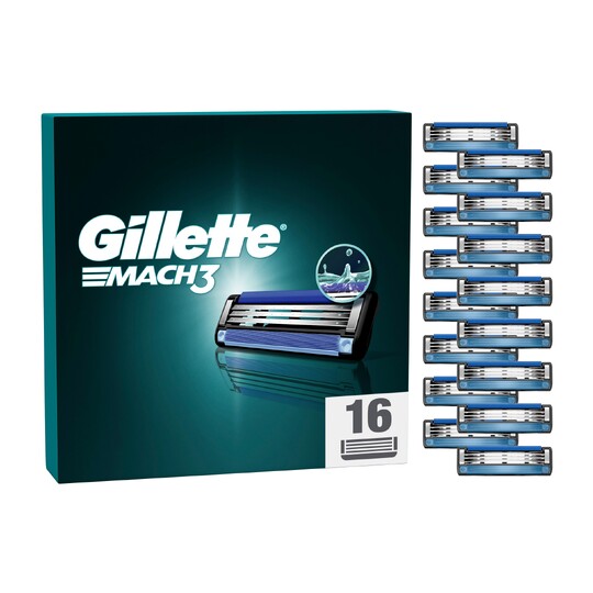 Gillette Mach3 náhradní hlavice 16 ks