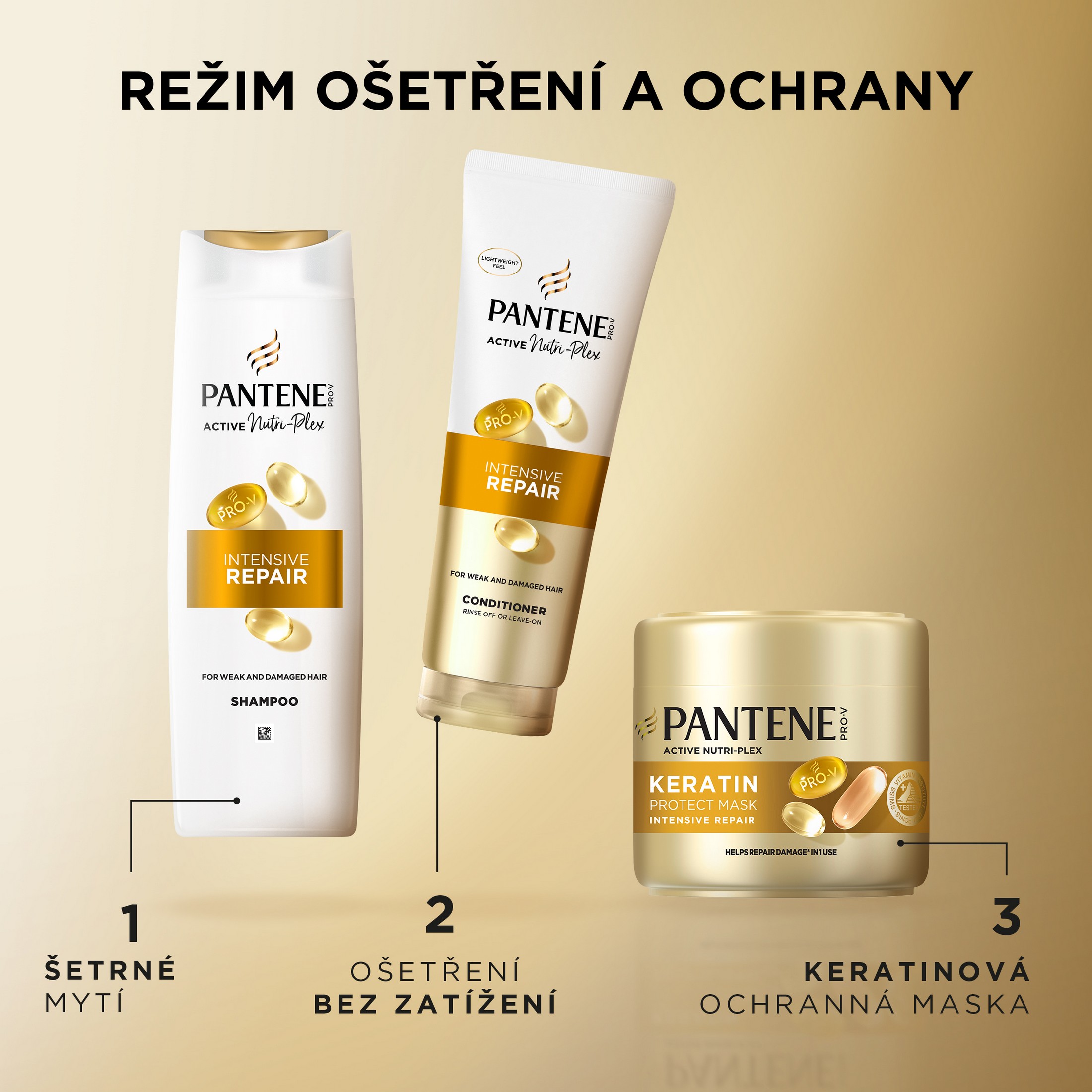 Pantene Pro-V intenzivní regenerační šampon na vlasy 400 ml