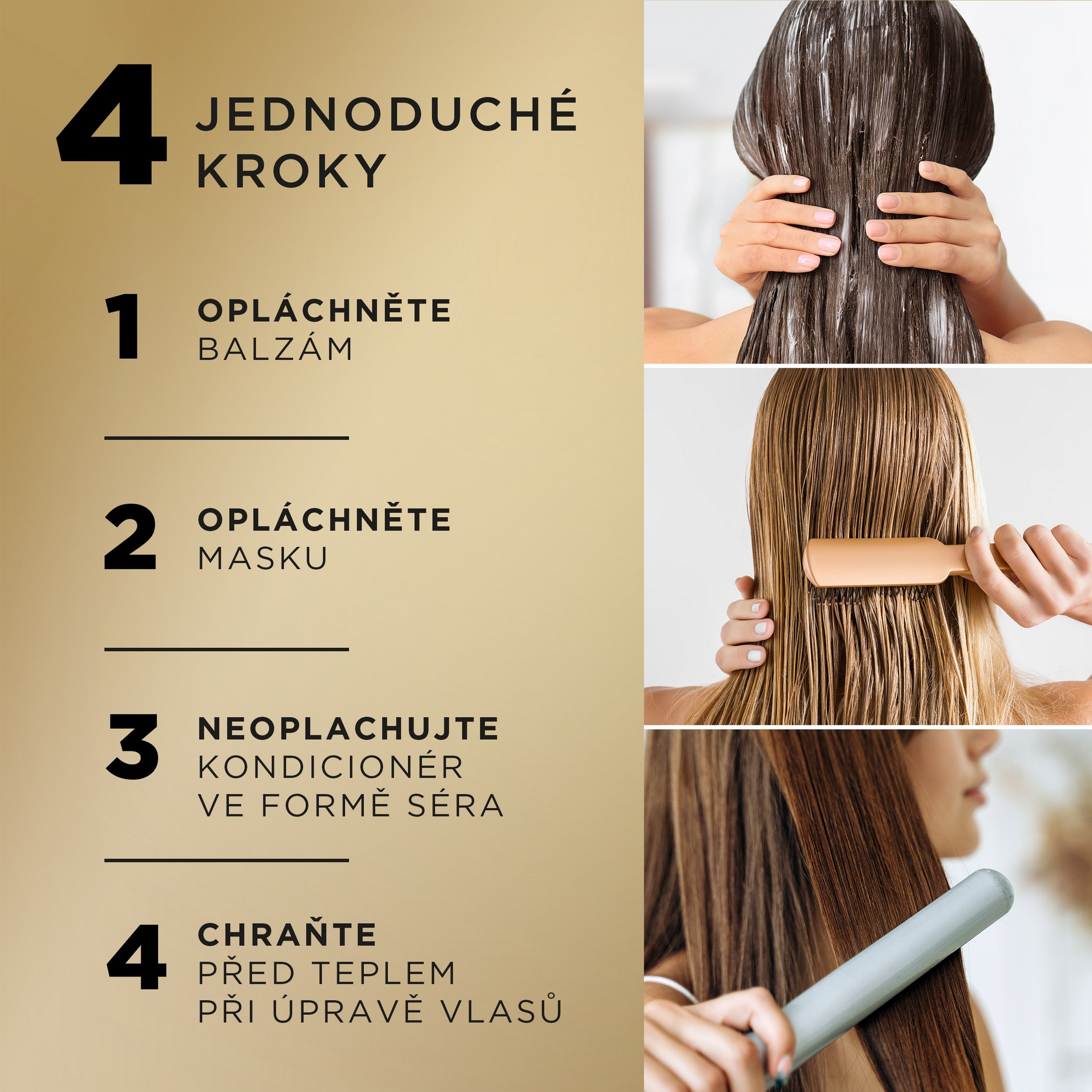 Pantene Pro-V Intensive Repair 3 Minute Miracle balzám na vlasy 220 ml