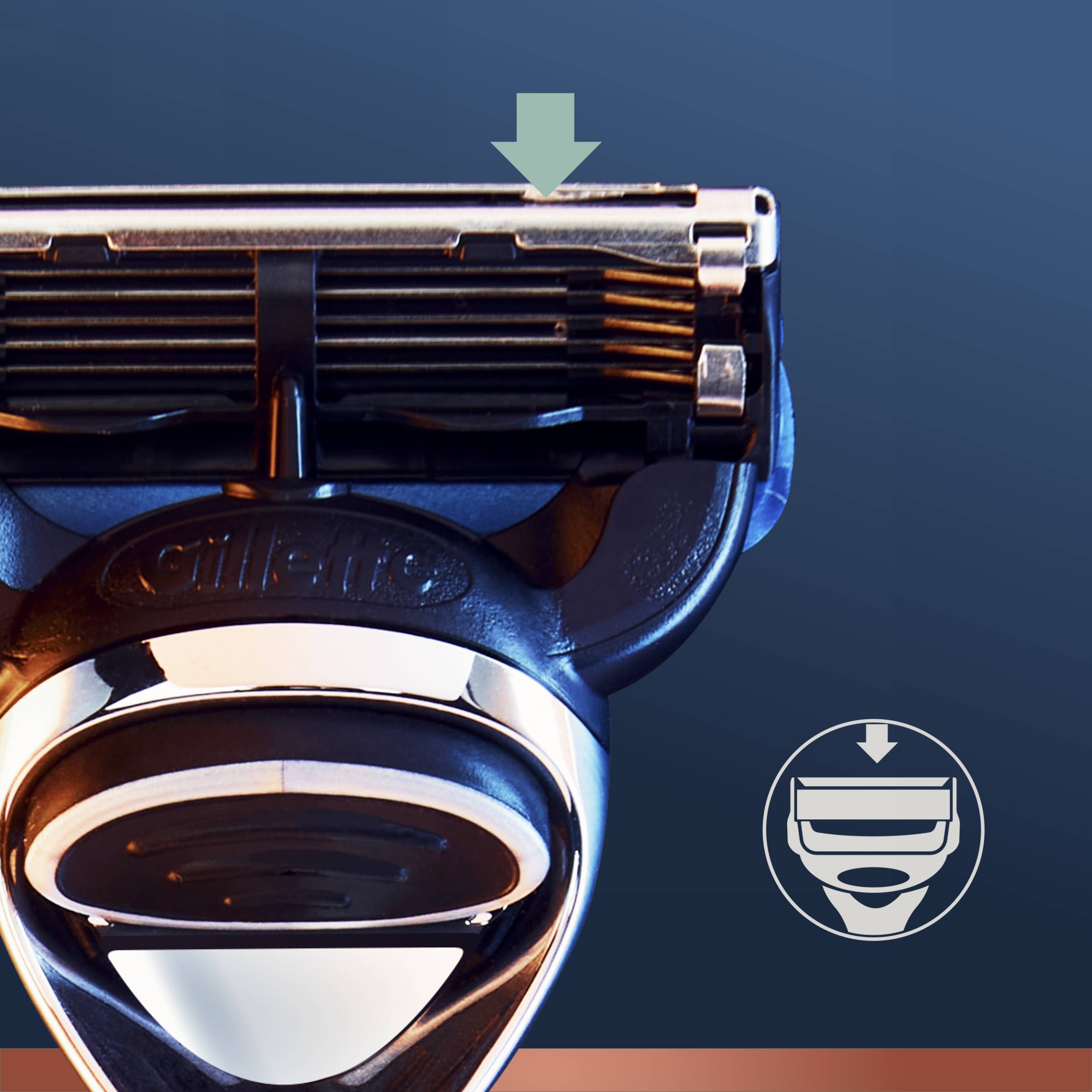 King C. Gillette Razor Blades náhradní hlavice 3 ks