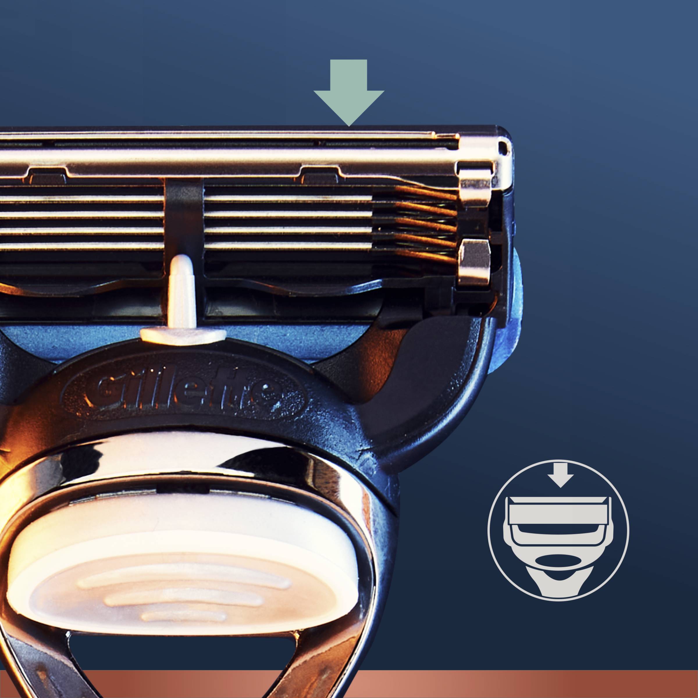 King C. Gillette Razor Blades náhradní hlavice 3 ks