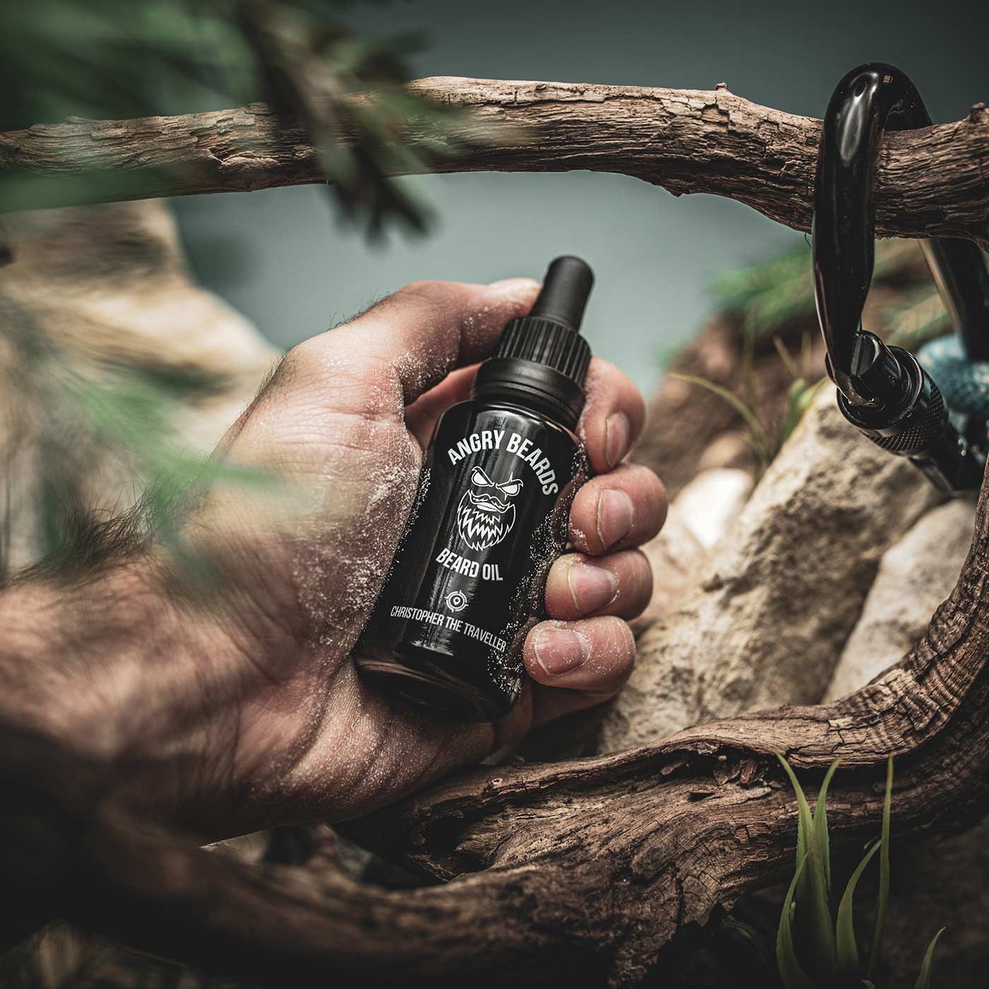 Angry Beards Oil Chris the Traveller olej na vousy 2×30 ml