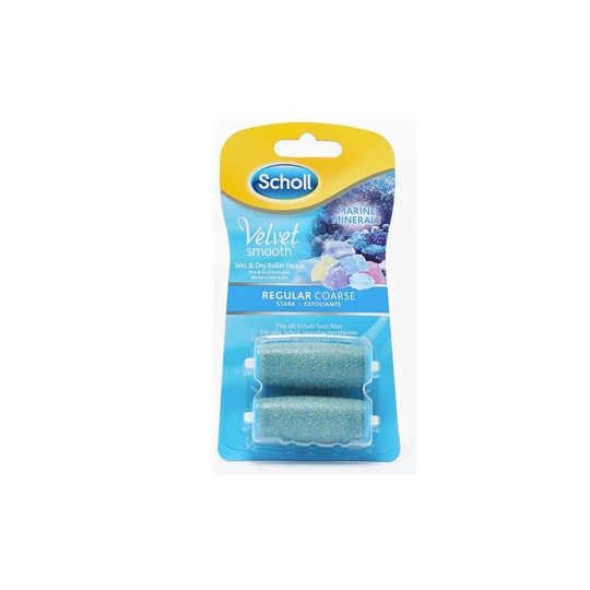 Scholl Velvet Smooth Wet&Dry Regular Coarse hlavice 2 ks