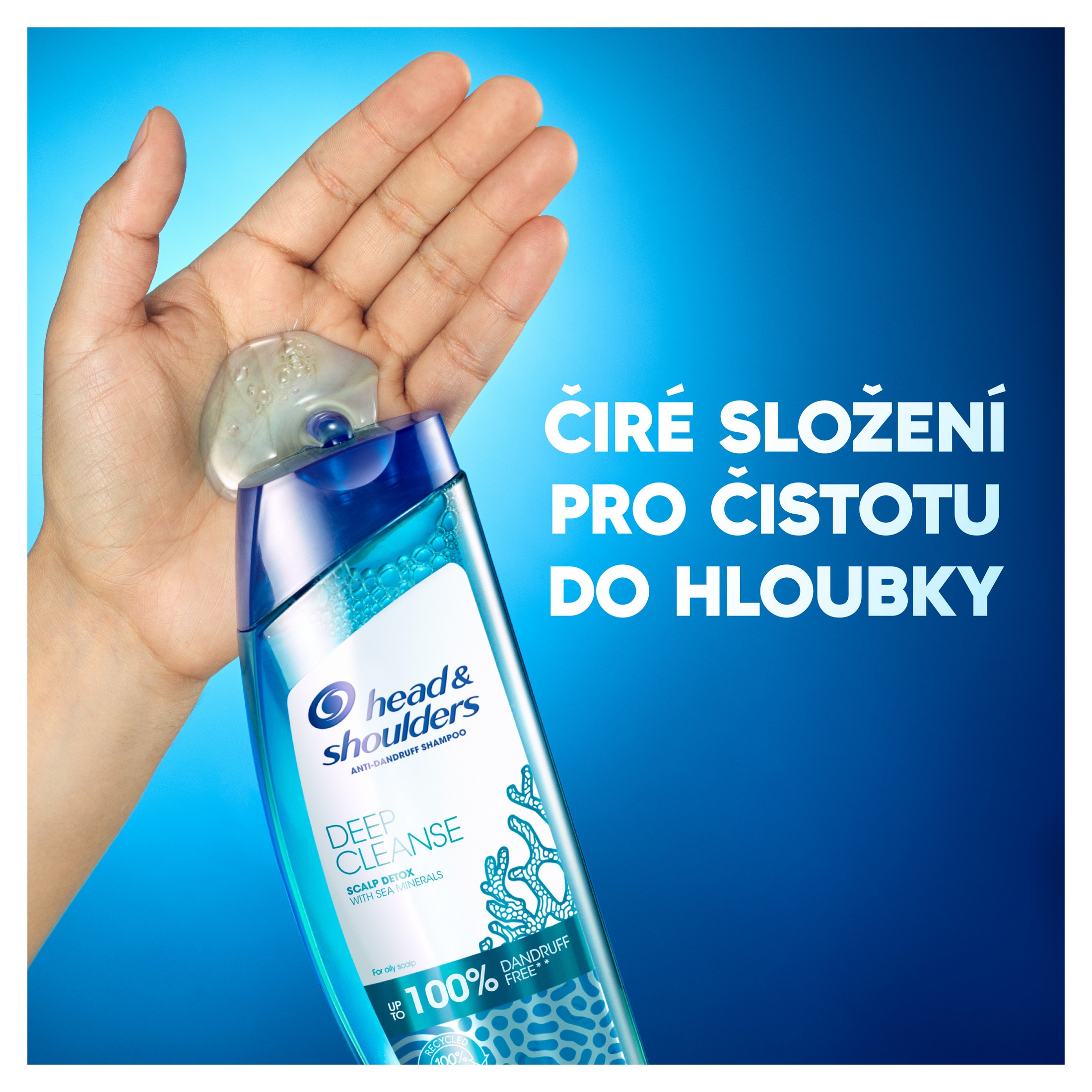 Head & Shoulders Deep Cleanse Scalp Detox šampon proti lupům 300 ml