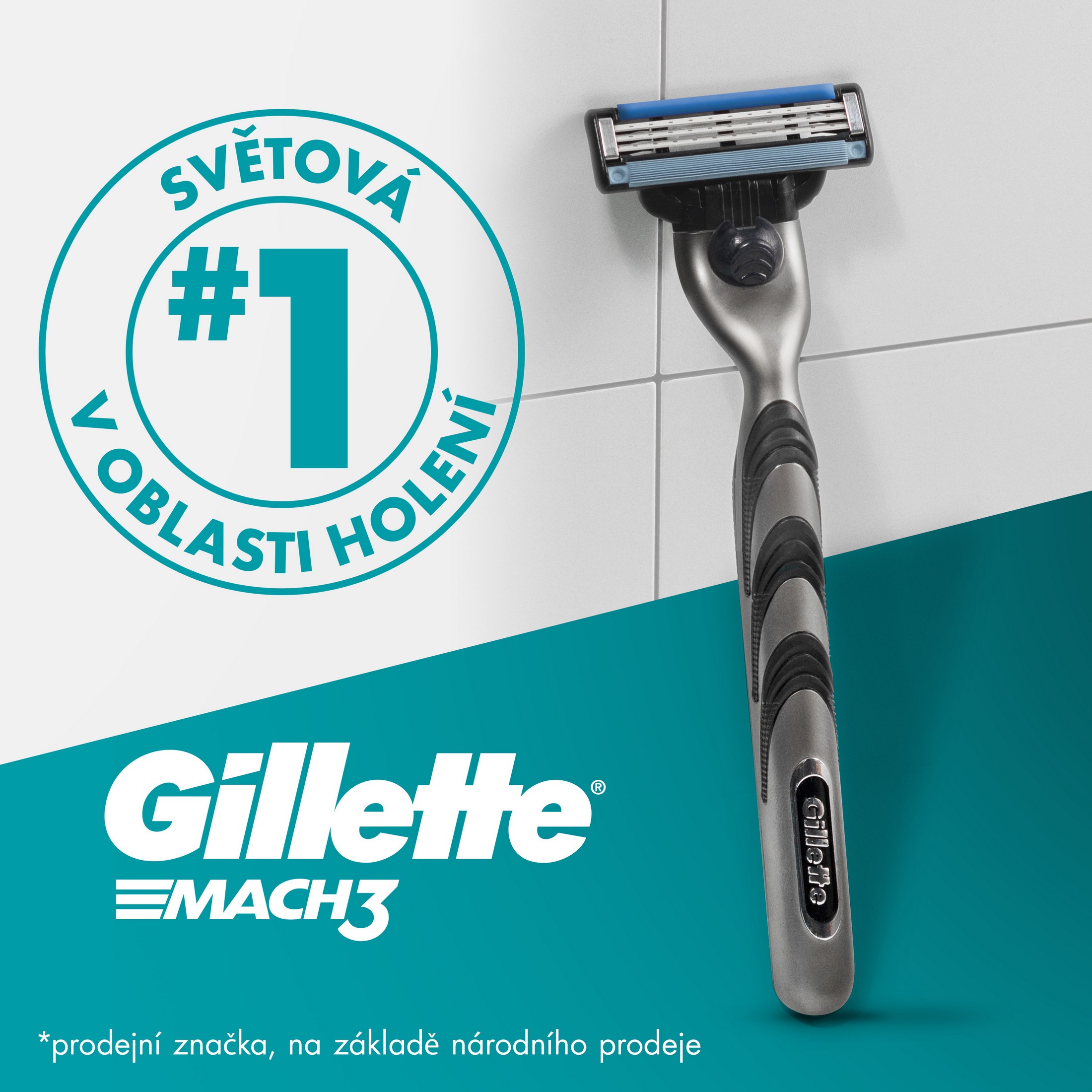 Gillette Mach3 holicí strojek + 5 hlavic