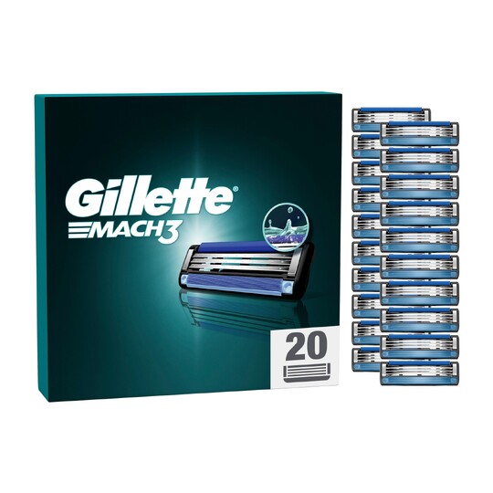 Gillette Mach3  náhradní hlavice 20 ks