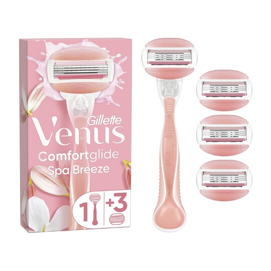 Gillette Venus ComfortGlide Spa Breeze holicí strojek + 4 hlavice