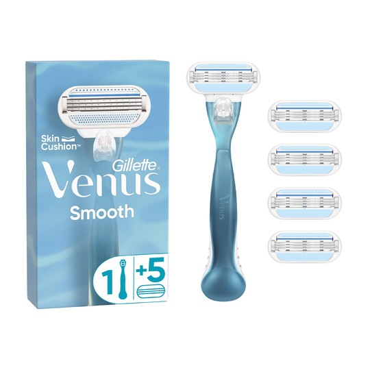 Gillette Venus Smooth holicí strojek + 5 hlavic