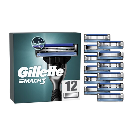 Gillette Mach3 náhradní hlavice 12 ks