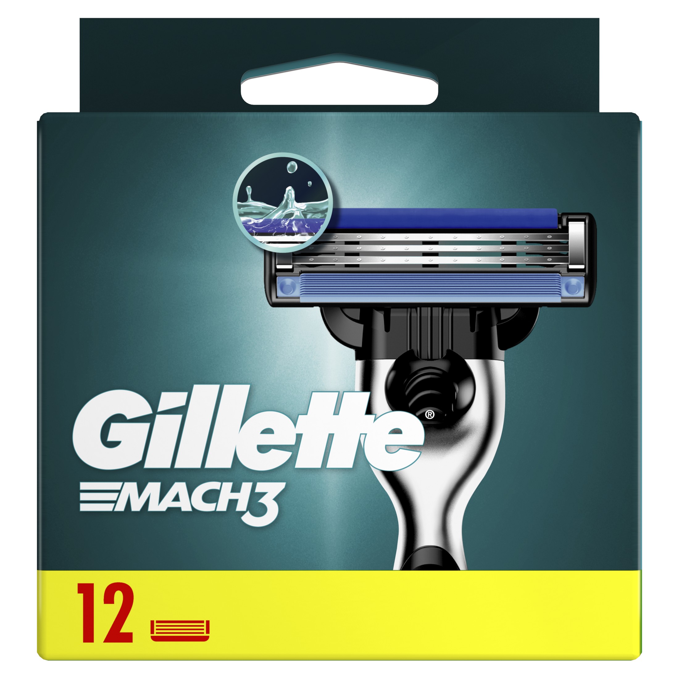Gillette Mach3 náhradní hlavice 12 ks