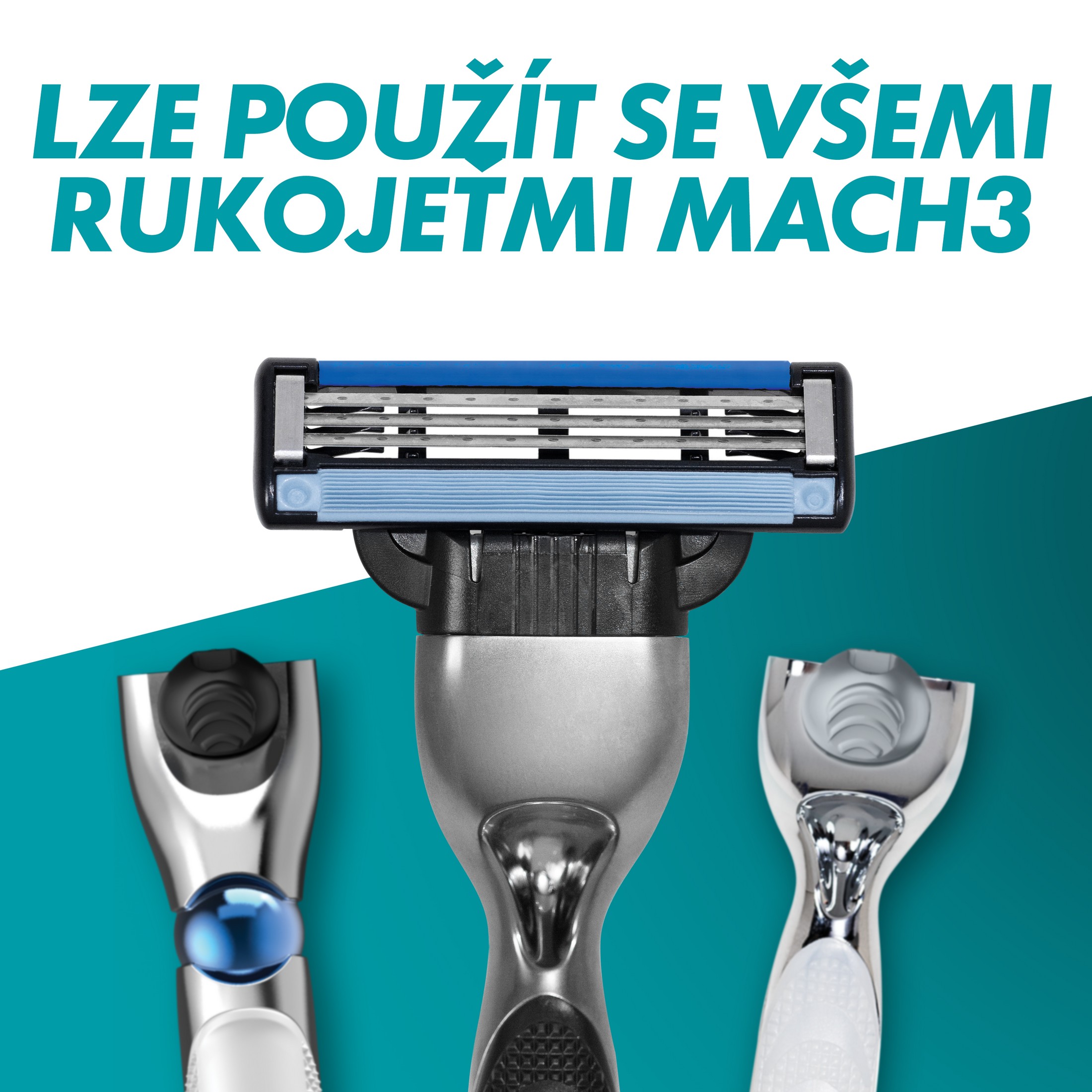 Gillette Mach3 náhradní hlavice 12 ks