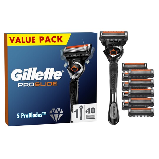 Gillette ProGlide holicí strojek + 10 hlavic