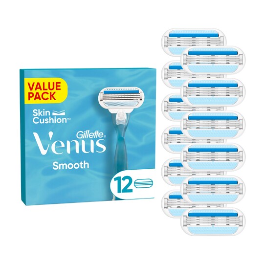 Gillette Venus Smooth náhradní hlavice 12 ks