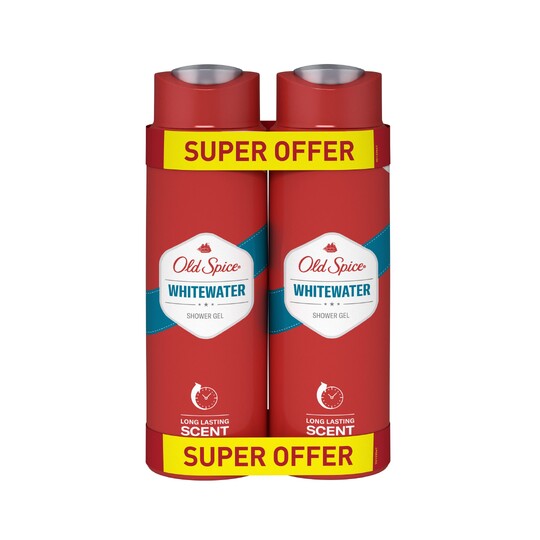 Old Spice Whitewater sprchový gel 2x400 ml