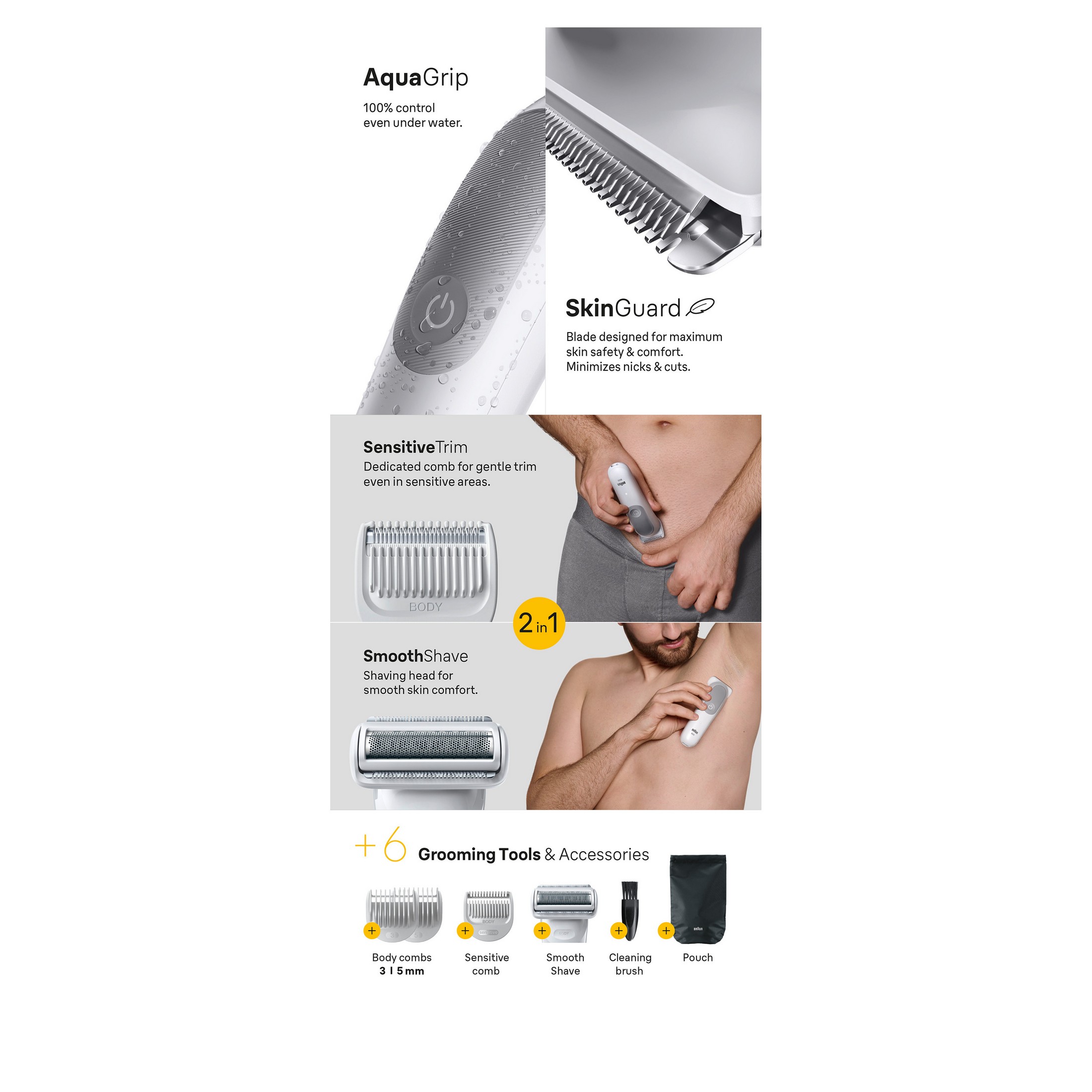 Braun BG5550 tělový zastřihovač