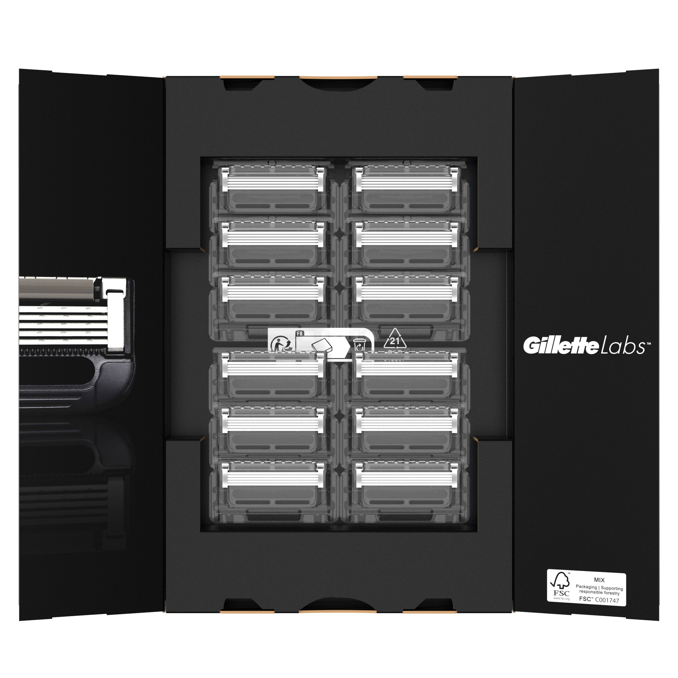 Gillette Labs náhradní hlavice 12 ks