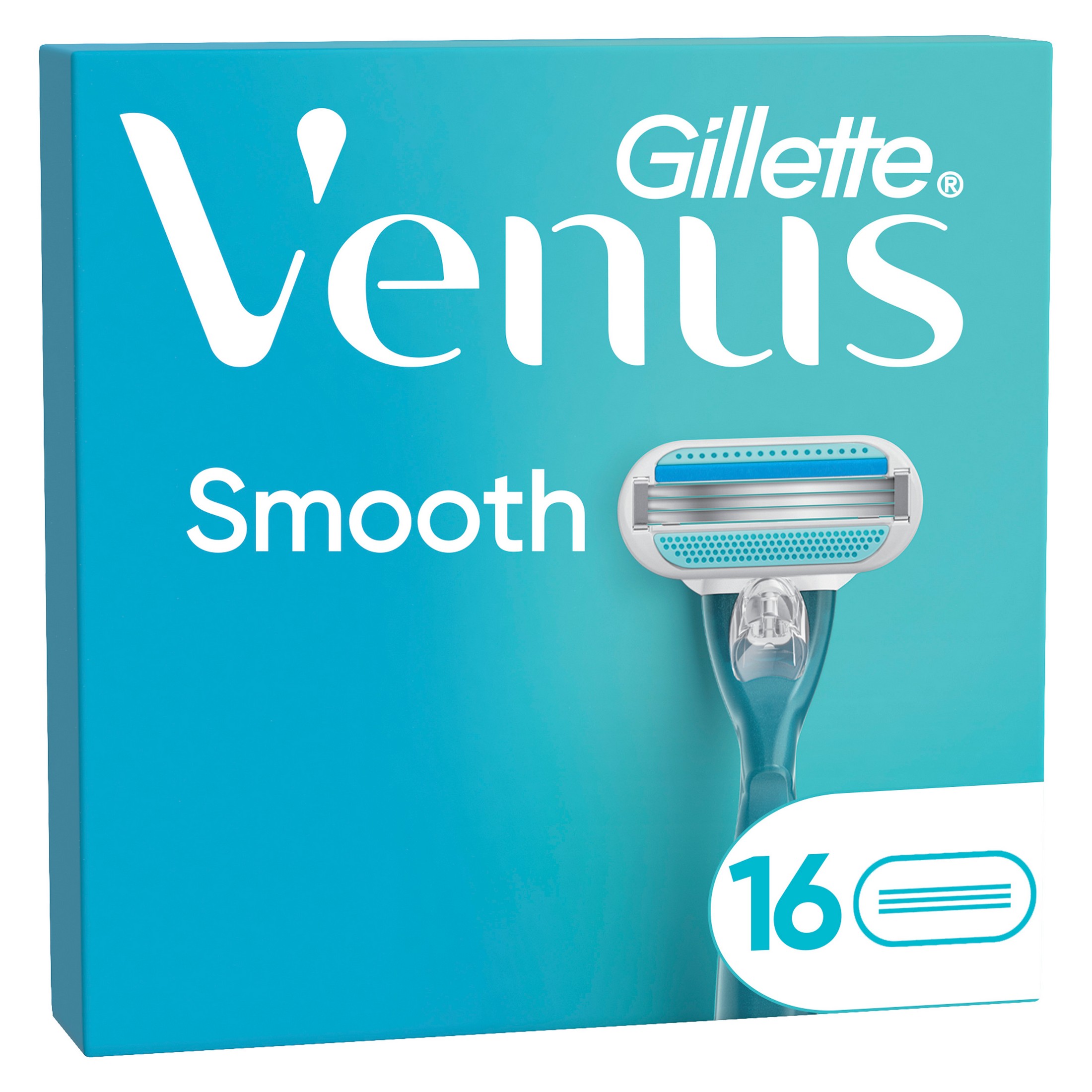 Gillette Venus Smooth náhradní hlavice 16 ks