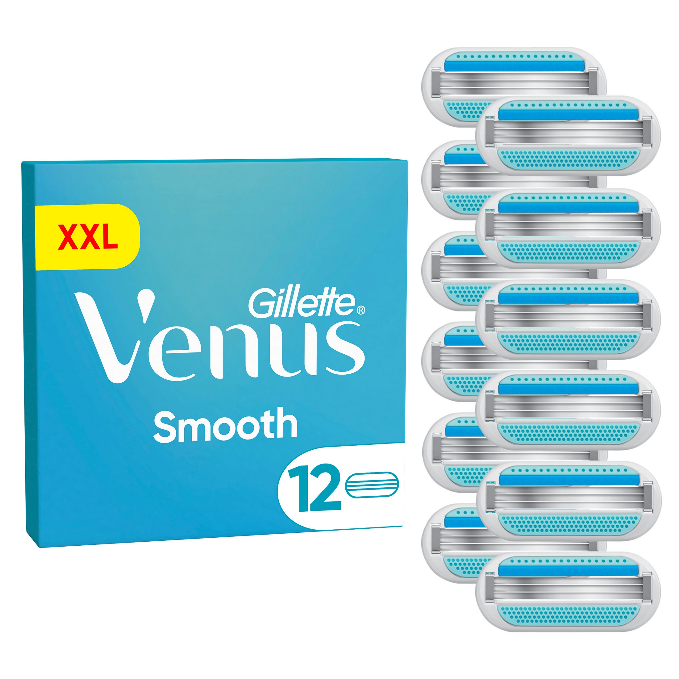 Gillette Venus Smooth náhradní hlavice 12 ks