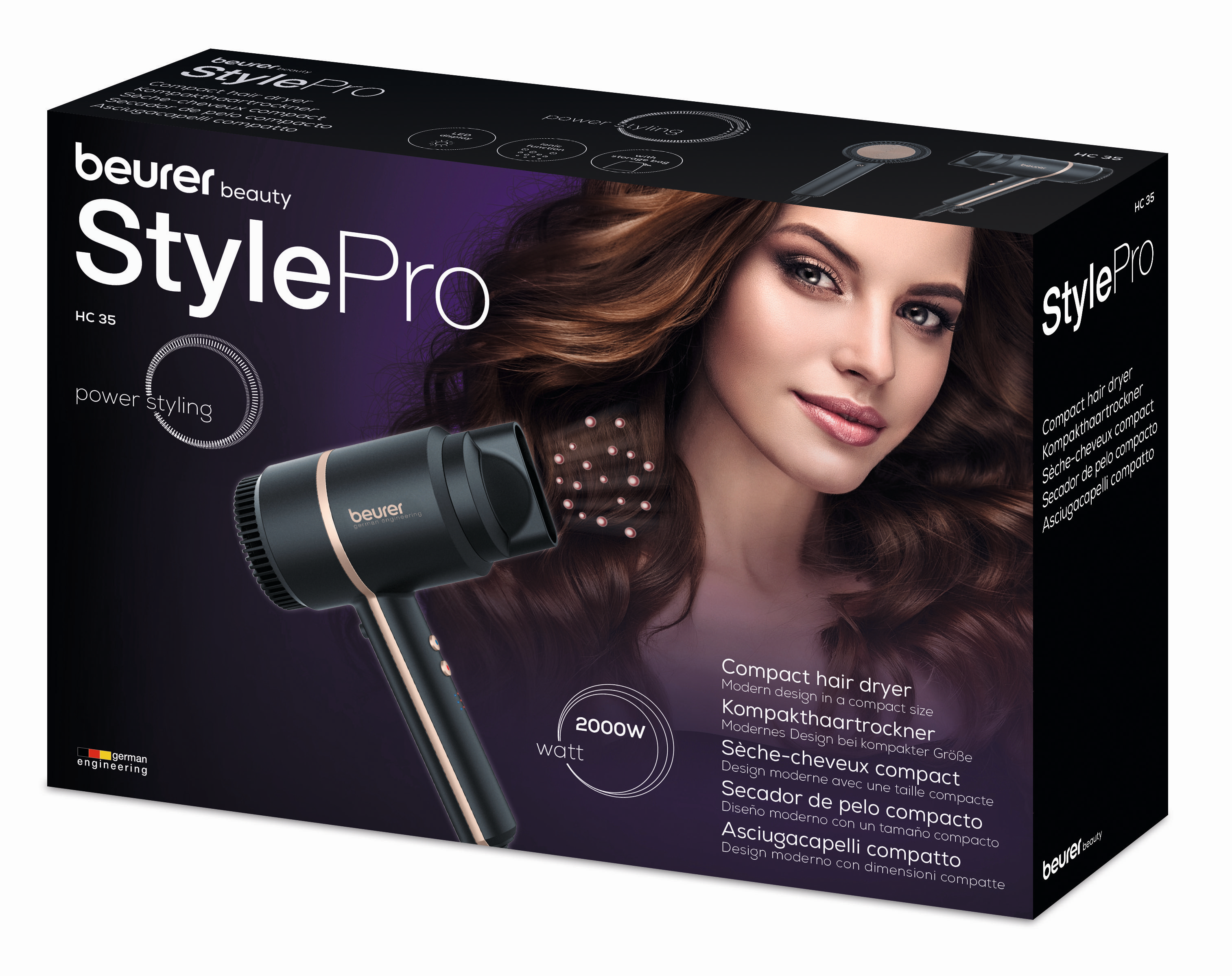 Beurer HC35 Black fén na vlasy