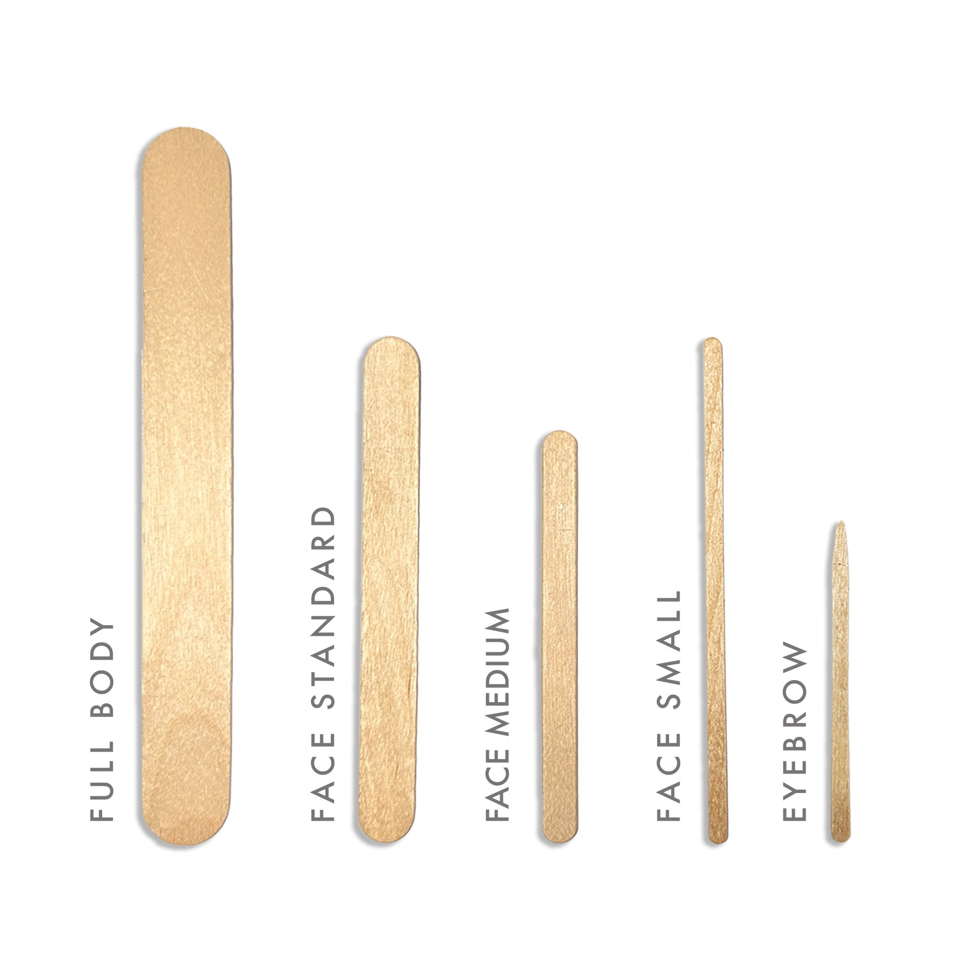 ItalWax dřevěná špachtle Face Standard 100 ks