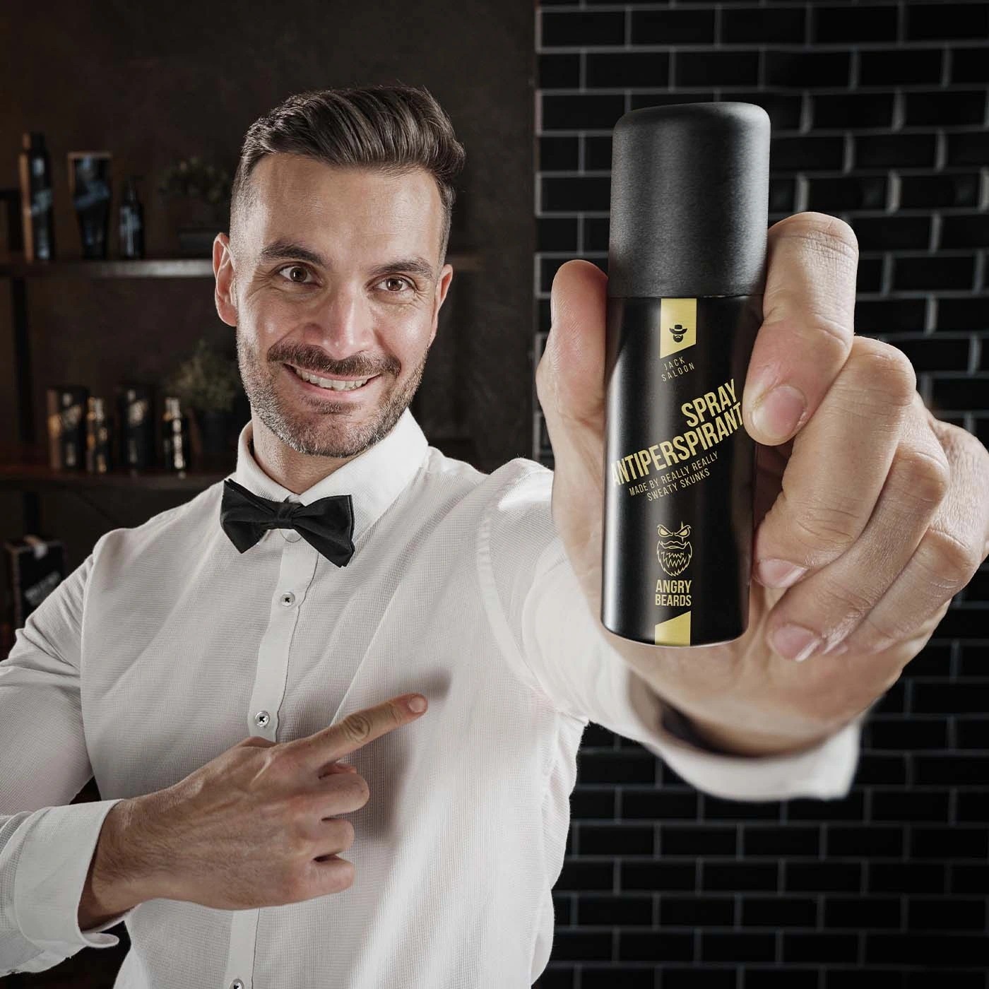 Angry Beards Jack Saloon antiperspirant ve spreji 50 ml