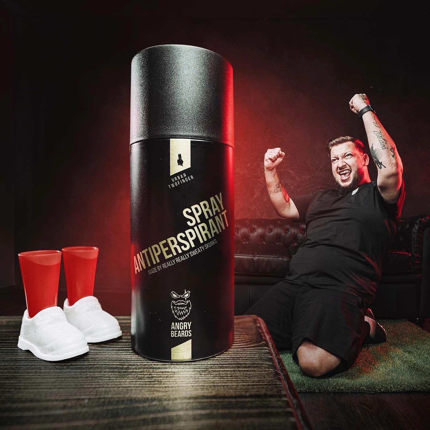 Angry Beards Urban Twofinger antiperspirant ve spreji 150 ml