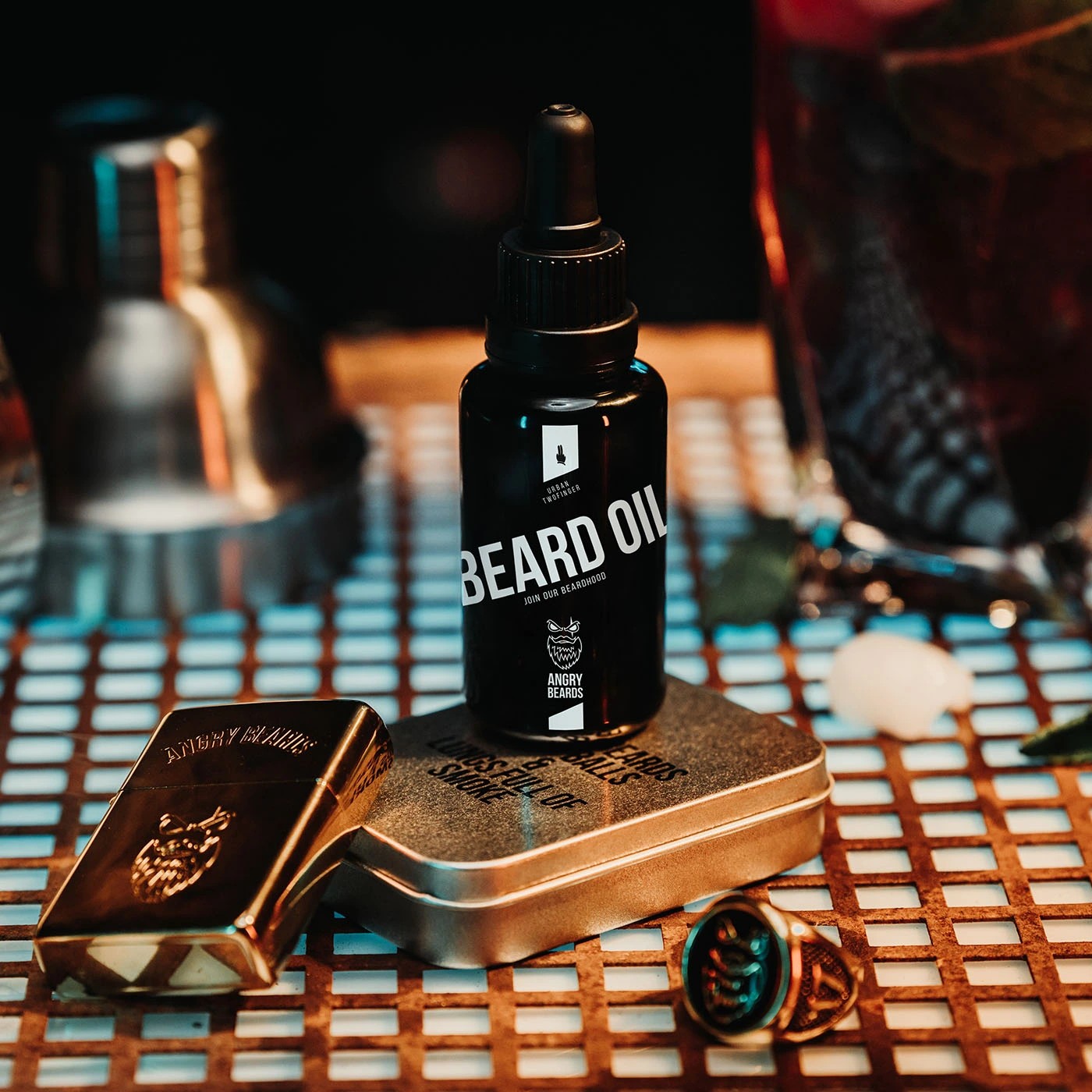 Angry Beards Urban Twofinger olej na vousy 30 ml